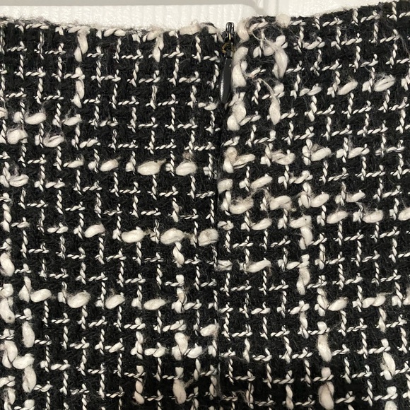 Jessica black and white tweed bouclé skirt Size 12 - Picture 4 of 6